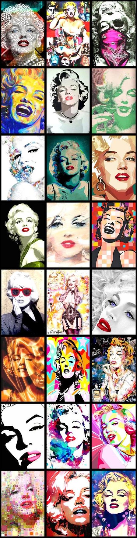 Алмазная мозаика мэрилин монро