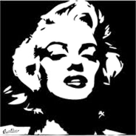 Силуэт мэрилин монро