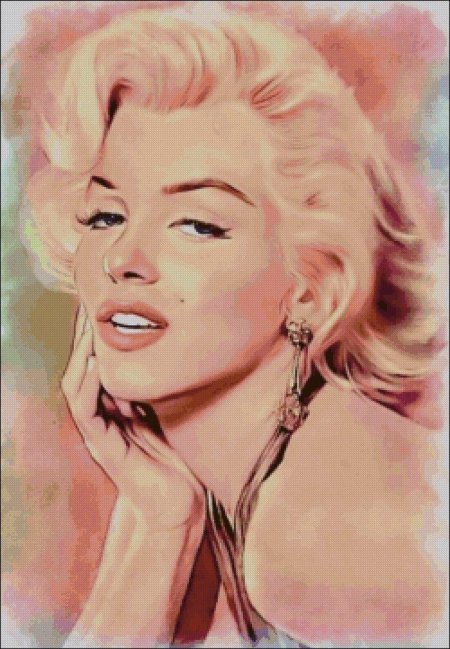 Портрет мерлин монро