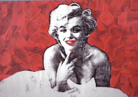 Портрет мерлин монро поп арт