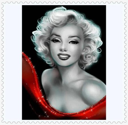 Алмазная мозаика мэрилин монро