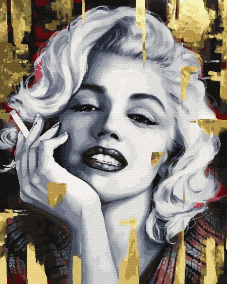 Картина по номерам мэрилин монро