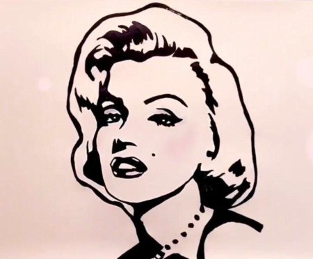 Мэрилин монро рисунок