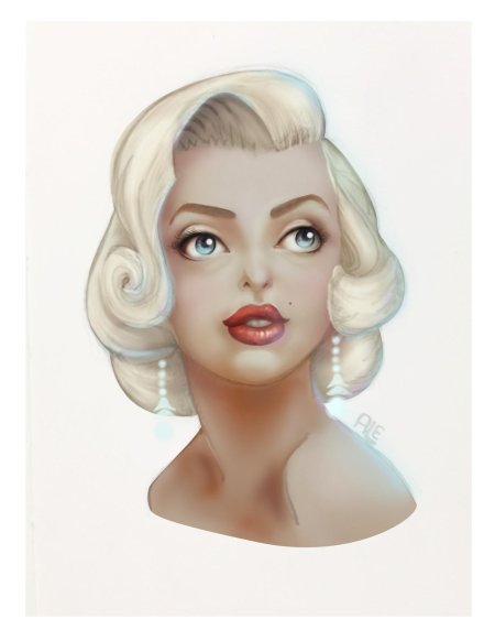 Мэрилин монро мультяшная