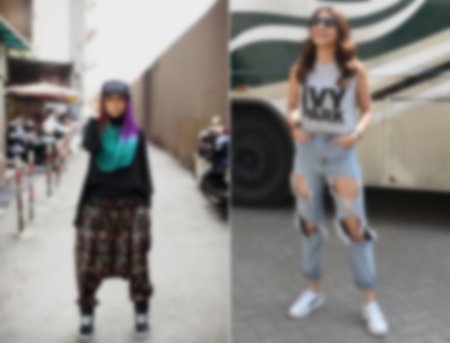 Мода штаны с мотней