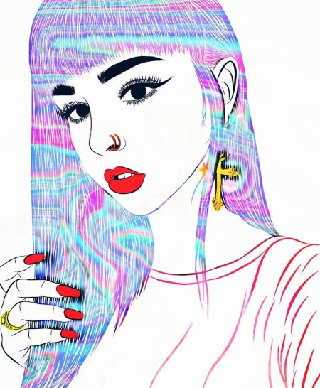 Рисунки девушек