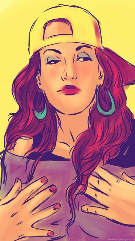 Рисунки девушек в стиле свэг