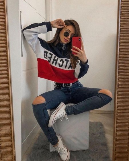 Девушки в swag стиле