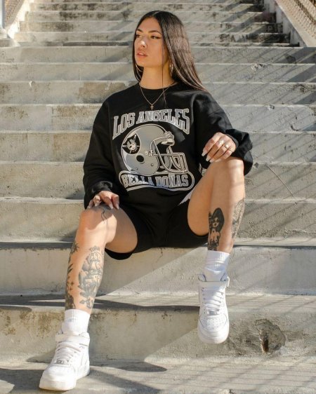 Женский свитшот оверсайз