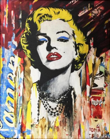 Мерлин монро поп арт энди уорхол портрет