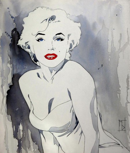 Мэрилин монро art