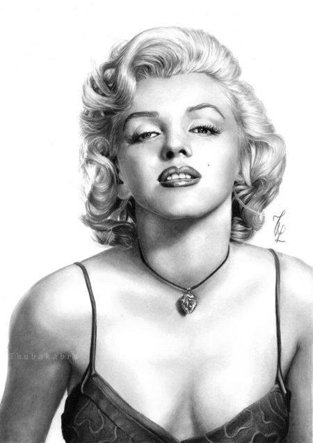 Мерлин монро портрет
