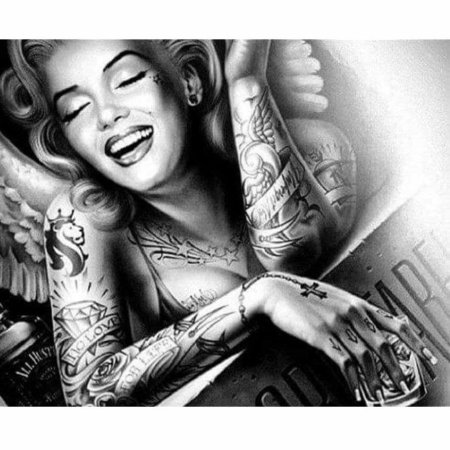 Мэрилин монро тату