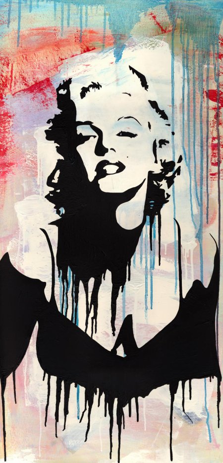 Мэрилин монро силуэтный портрет