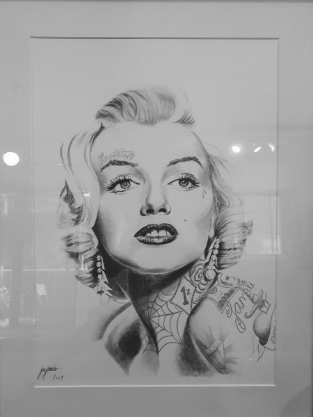 Портрет мерлин монро