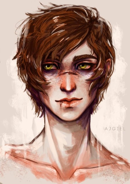 Ajgiel рыжий арт