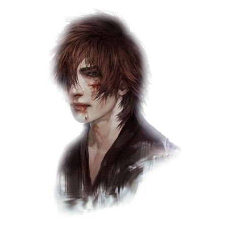 Парень со шрамами арт