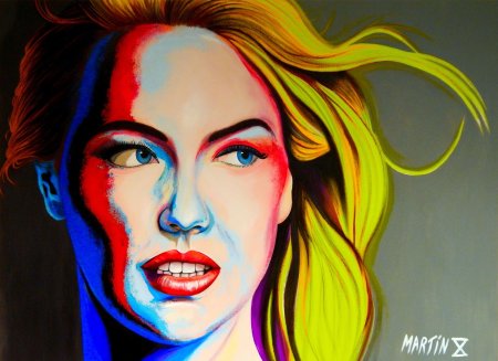 Портрет в стиле поп арт