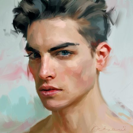 Мужской портрет живопись рикардо санчез