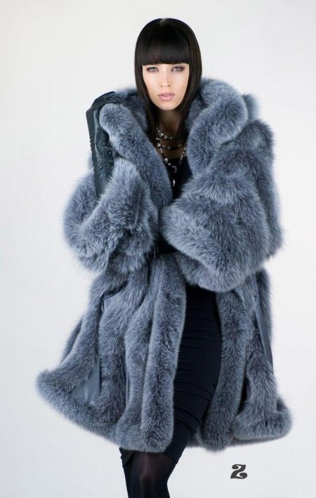 Чернобурка шуба снежная королева