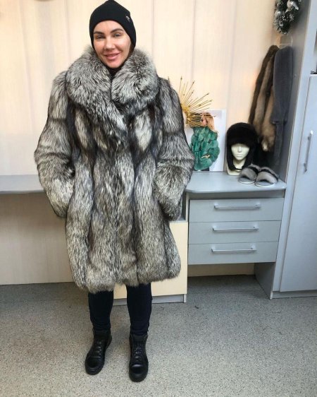 Чернобурка шуба