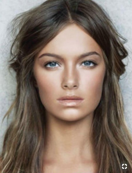 Девушки с высокими скулами