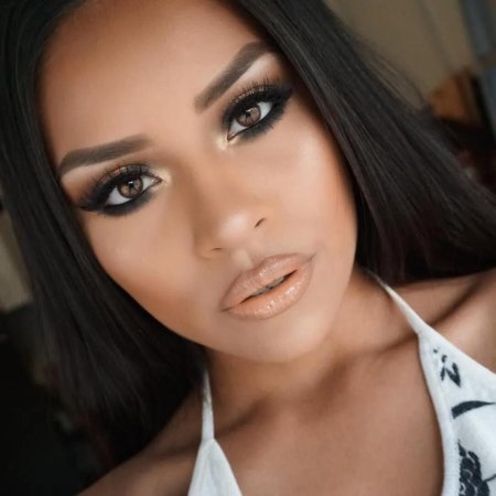 Макияж темный вечерний