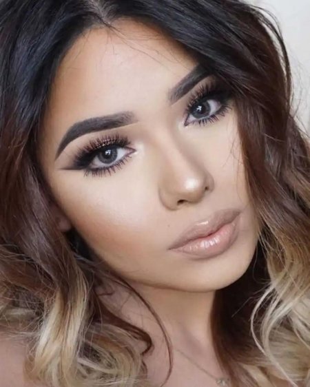 Вечерний макияж для карих глаз