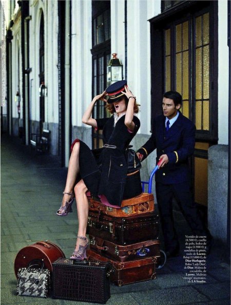 Фотосессия с чемоданом