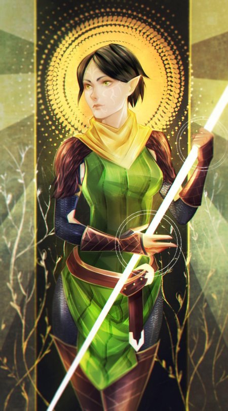 Dragon age 2 мерриль арт