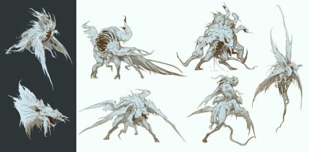 Биопанк монстры