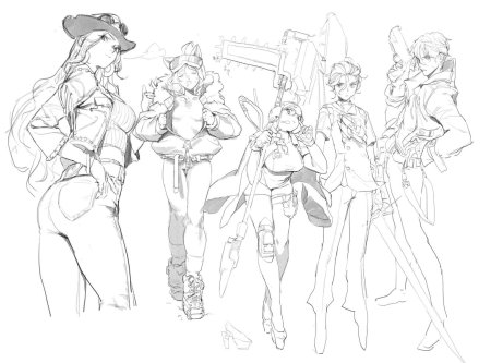 Эскиз персонажа