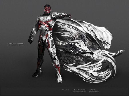 Марвел концепт арт вижн