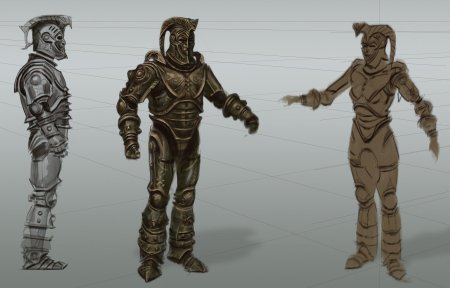 The elder scrolls концепт арт двемеры