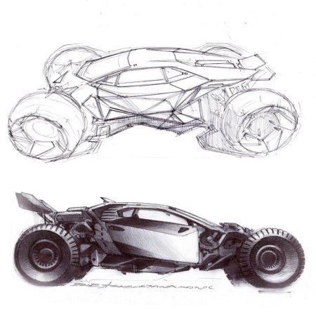 Эскиз машины будущего