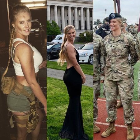 Девушки в форме и без