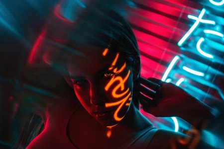 Неоновая фотосессия