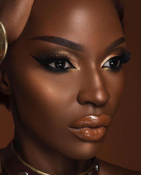 Макияж для темнокожих