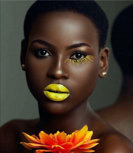 Макияж на африканках