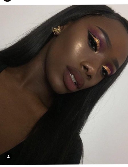 Макияж брюнетки