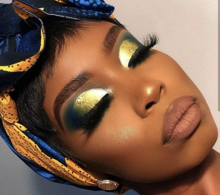 Яркий макияж глаз