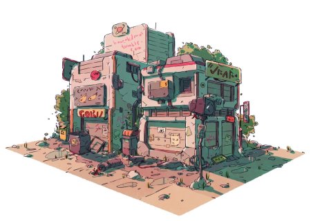 Киберпанк город