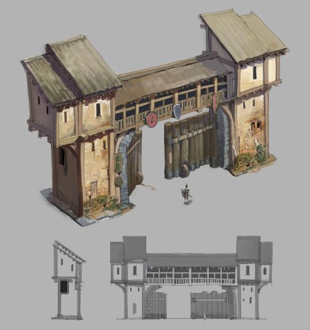 Средневековое здание