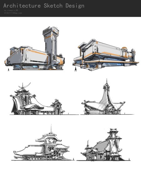 Архитектурные эскизы