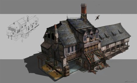 Дом средневековый