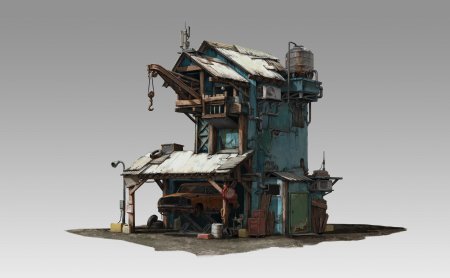 Стимпанк здание