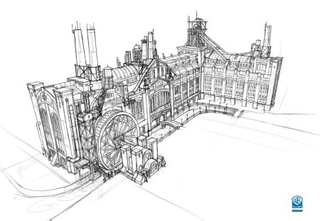 Стимпанк город