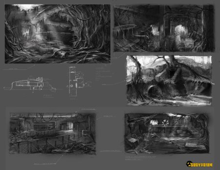 Концепт арт геншин локации