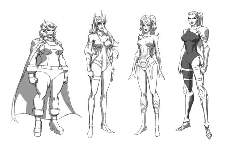 Концепт лист персонажа