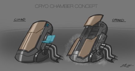 Криогенная капсула арт